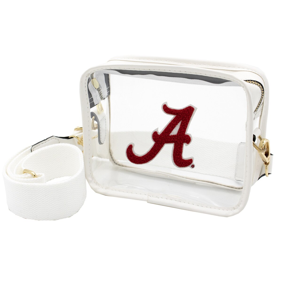 Crimson Tide Clear Stadium Crossbody Bag