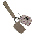 Lulu Mac Double Pouch Wristlet – Camo Brown
