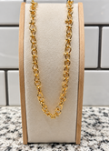 Golden Horse Bit Chain Necklace
