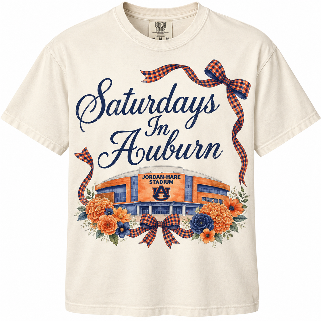 Saturdays in Auburn Graphic Tee