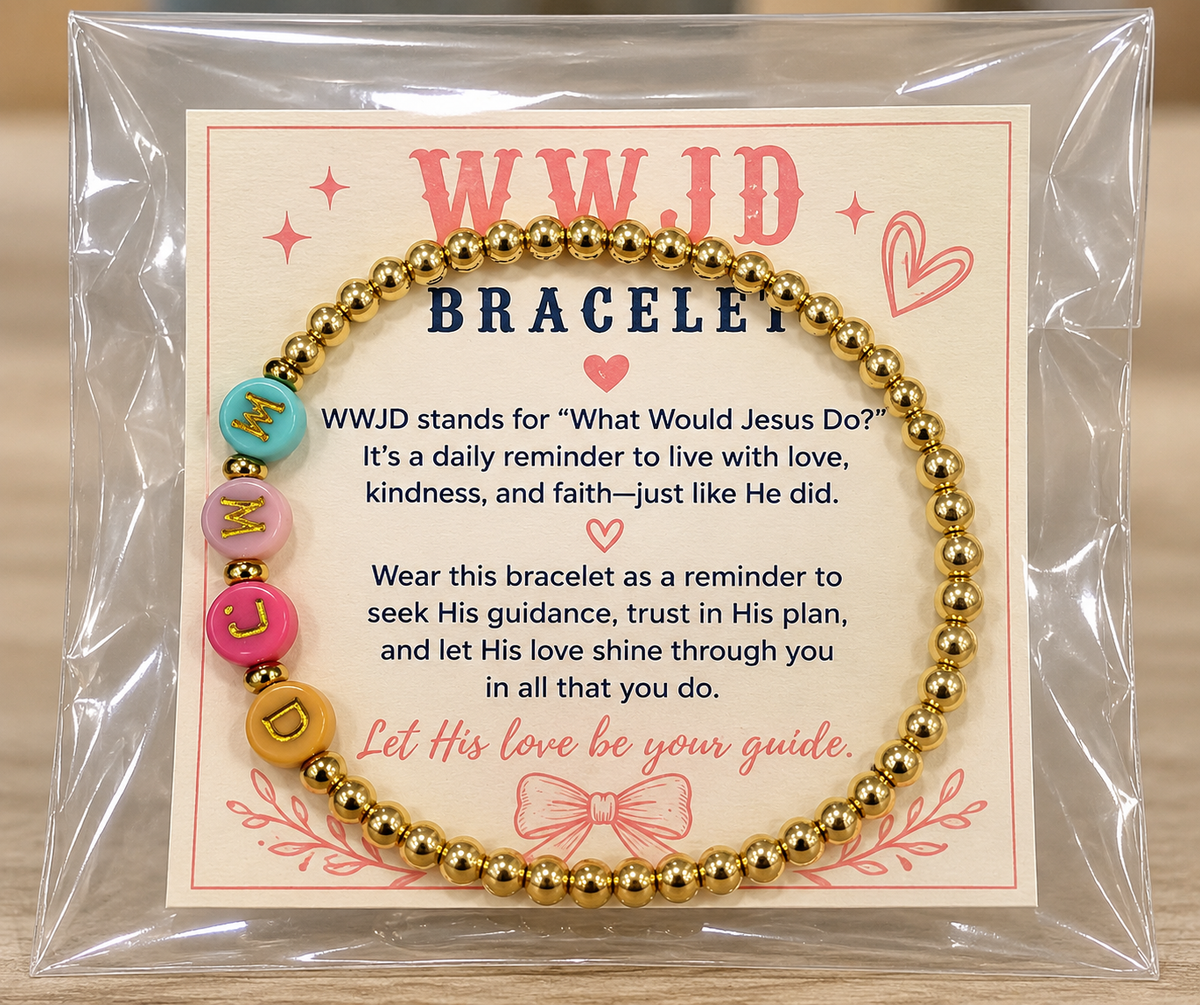WWJD Bracelet – Assorted Colors