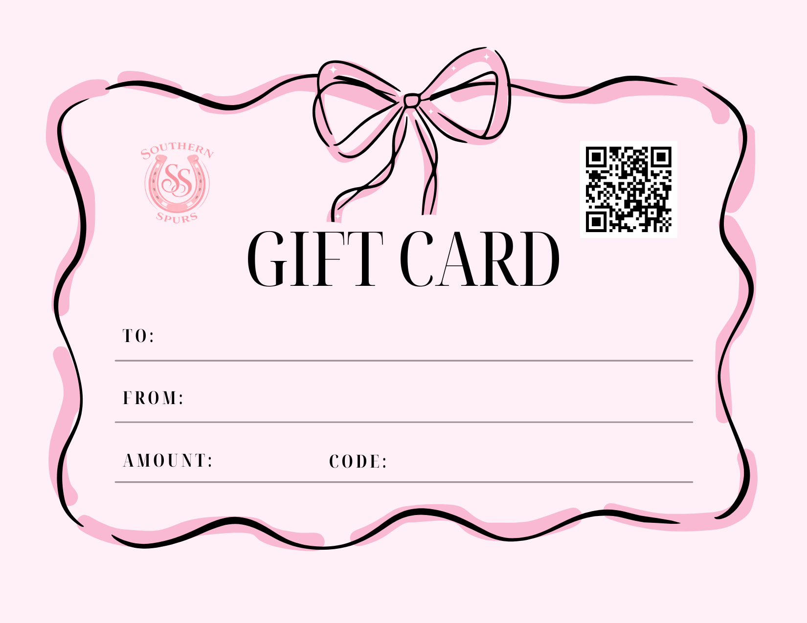 Southern Spurs Gift Card