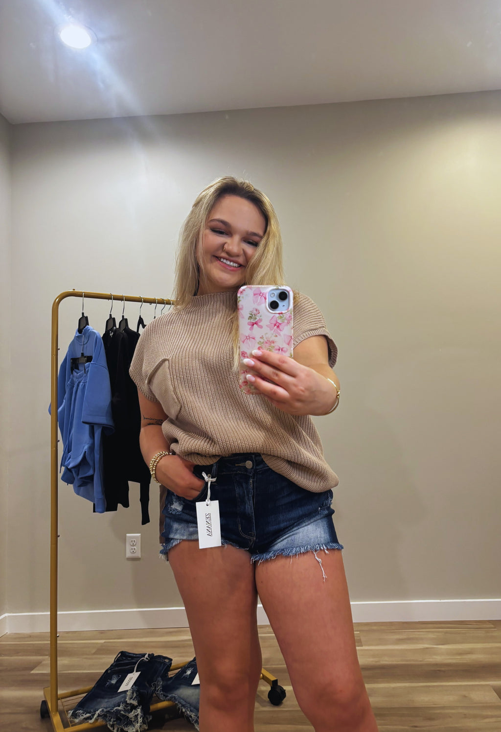 Canyon Breeze Knit Top Mocha