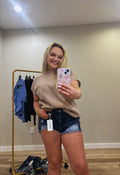 Canyon Breeze Knit Top Mocha