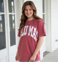 Lulu Mac Crimson Camo Tee