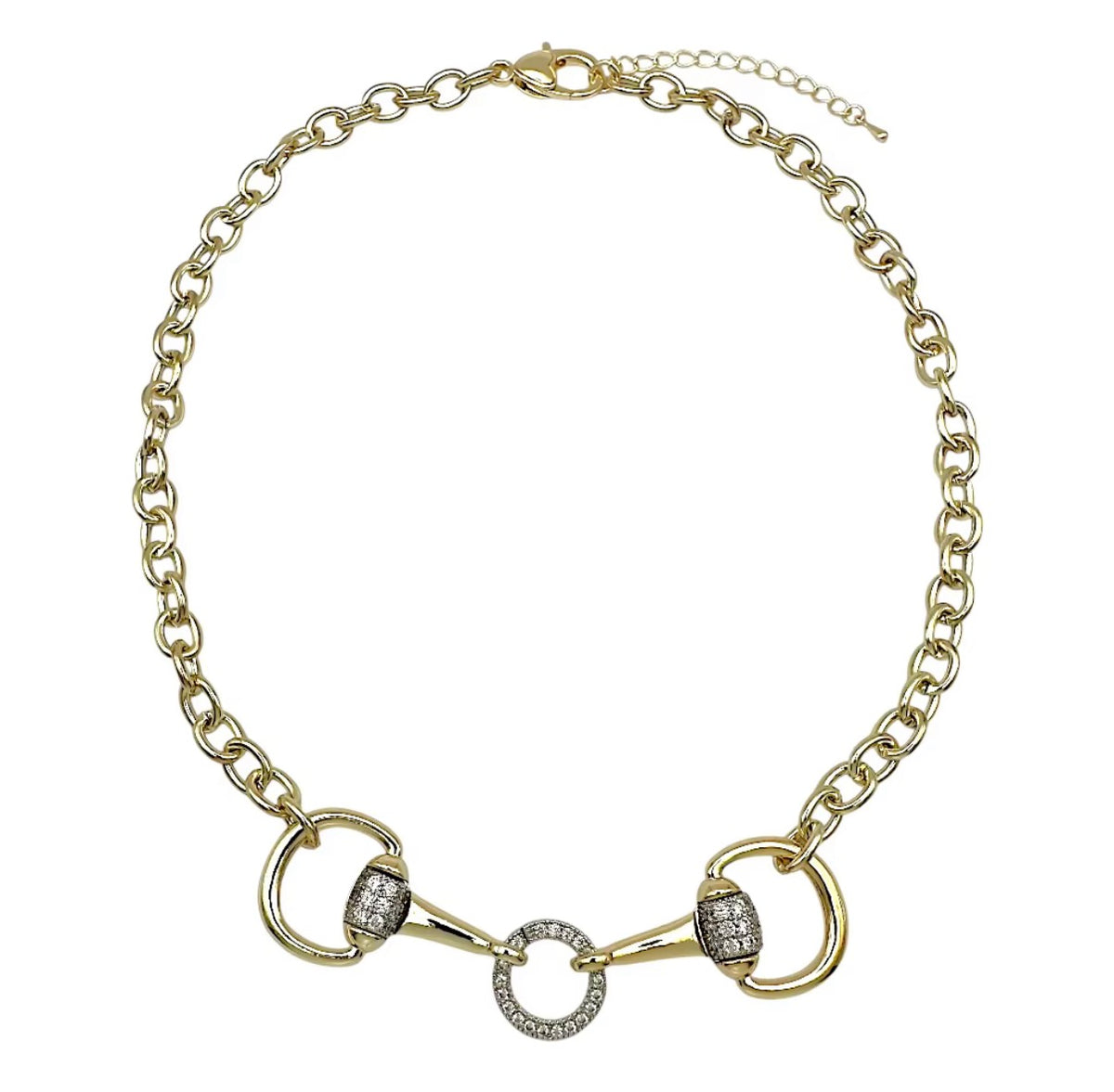 Horsebit Bling Necklace