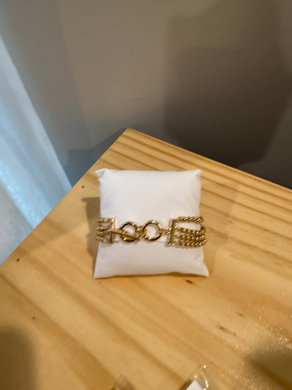 Layered Gold Horse Bit Bracelet