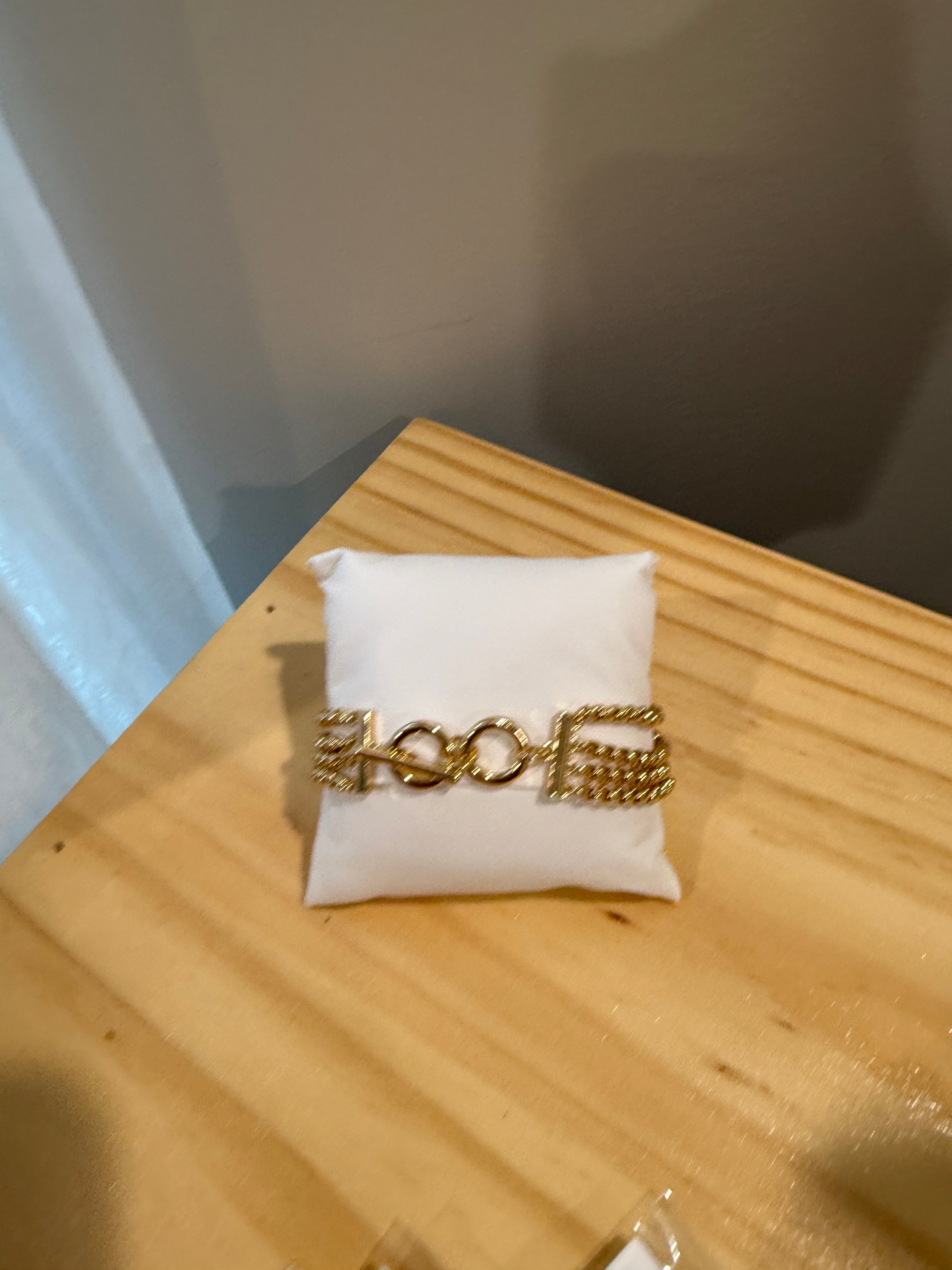 Layered Gold Horse Bit Bracelet