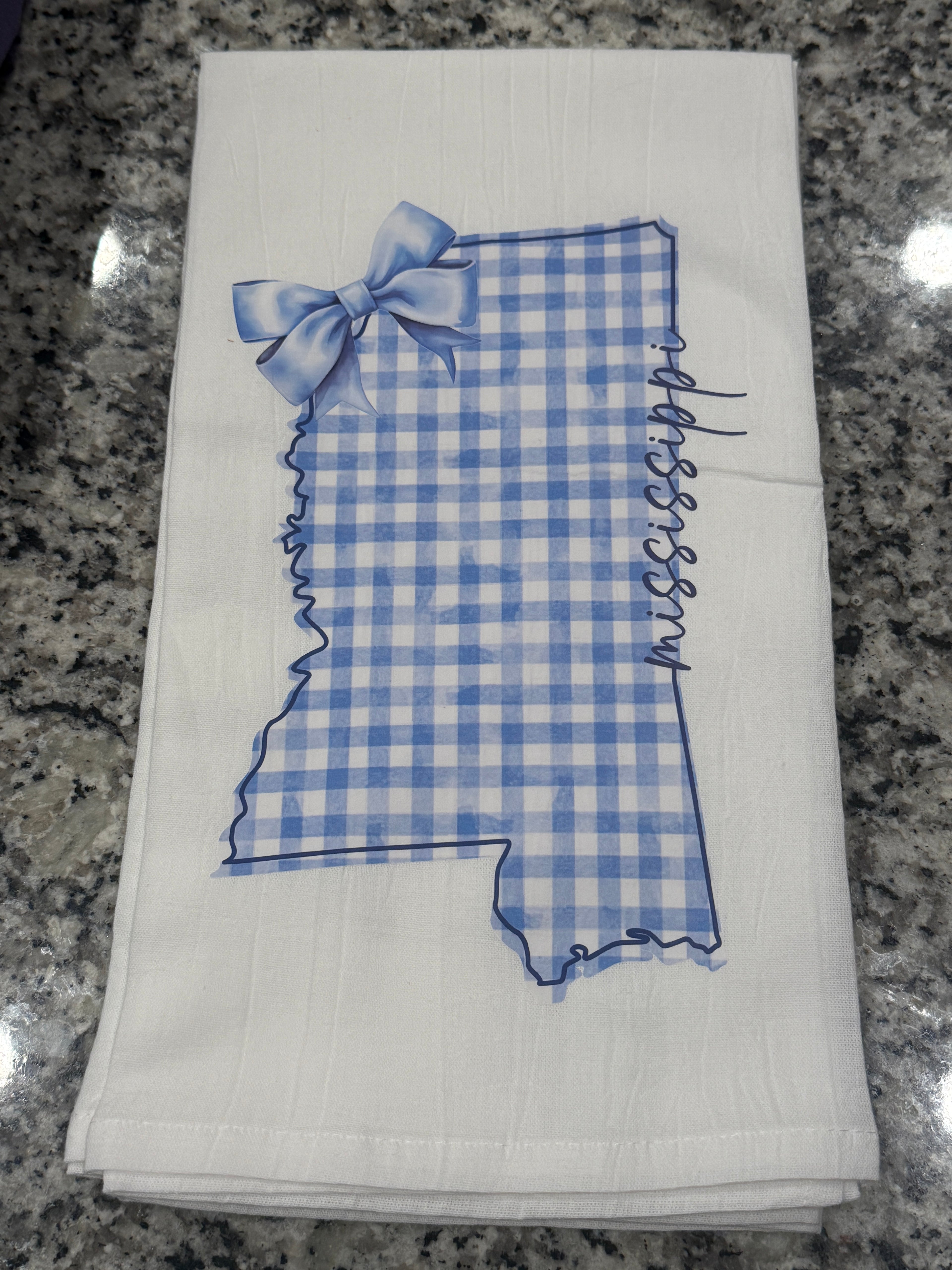 Mississippi Gingham Kitchen Towel