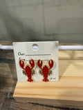Lobster Stud Earrings