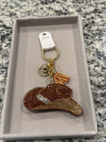 Cowboy Hat Bag Charm & Keychain
