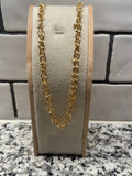 Golden Horse Bit Chain Necklace
