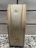 Golden Horse Bit Necklace