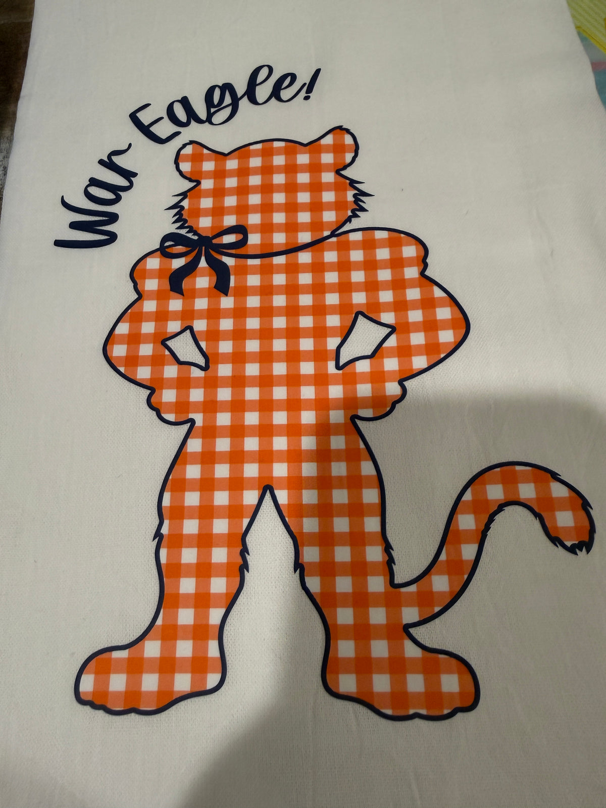 Auburn Mascot Kitchen Towel