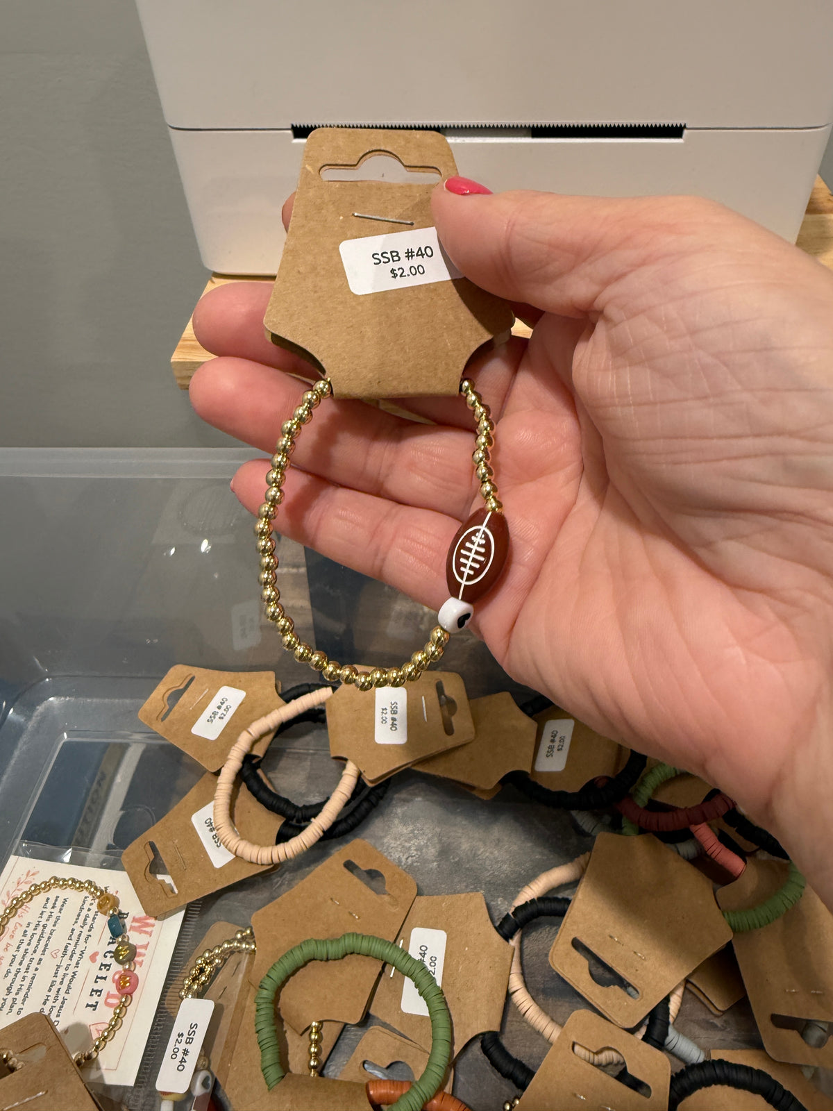 Football Bracelet