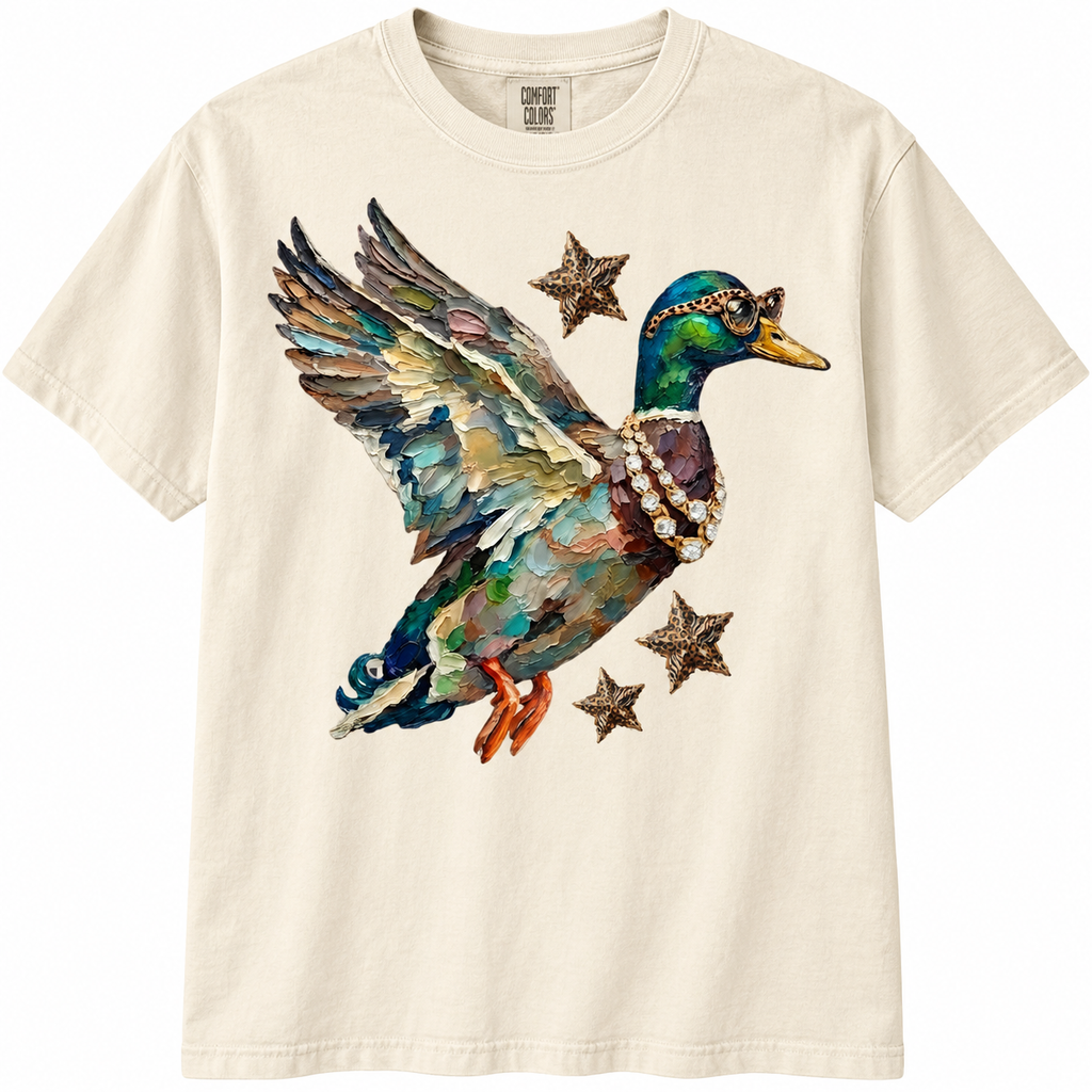 Jeweled Mallard Comfort Colors Tee