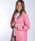 LuLu Mac Pink/Hot Pink Polka Dot Raincoat
