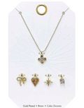 Golden Girly Charm Necklace