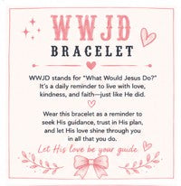 WWJD Bracelet – Assorted Colors