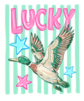 Striped Lucky Duck Tee