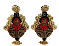 Beaded Turkey Earrings