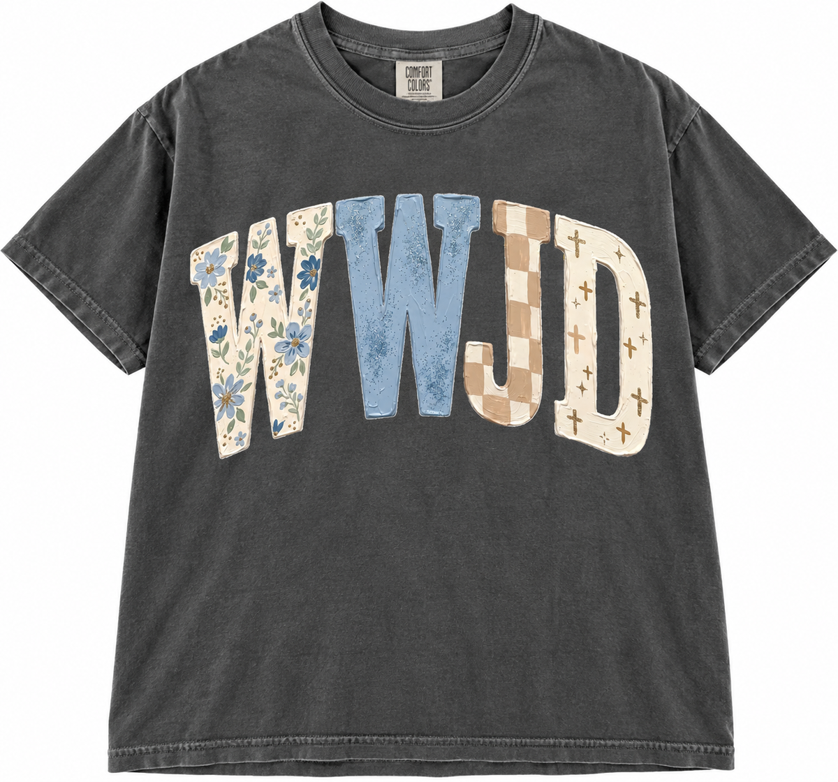 Floral WWJD Graphic Tee