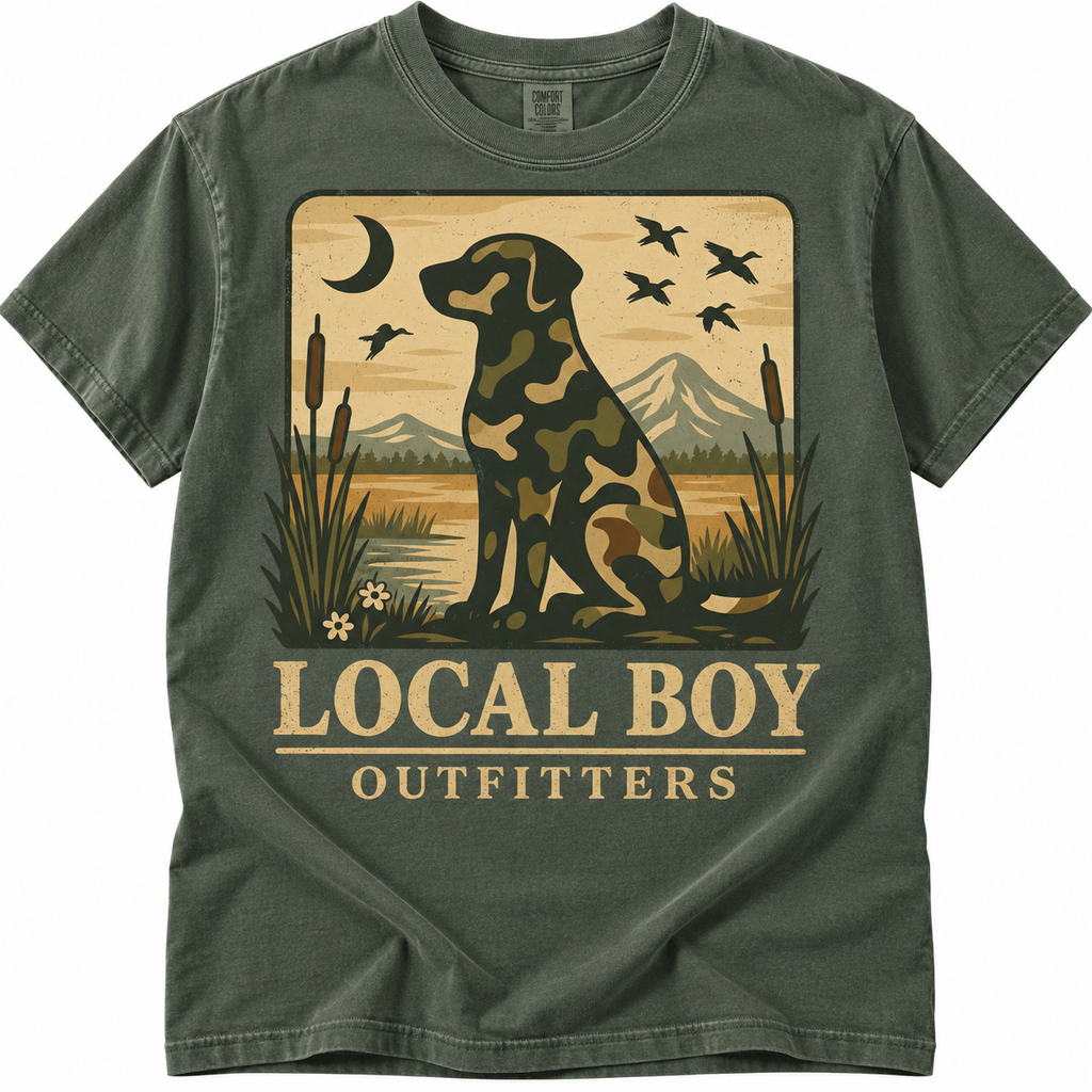 Local Boy Camo Dog