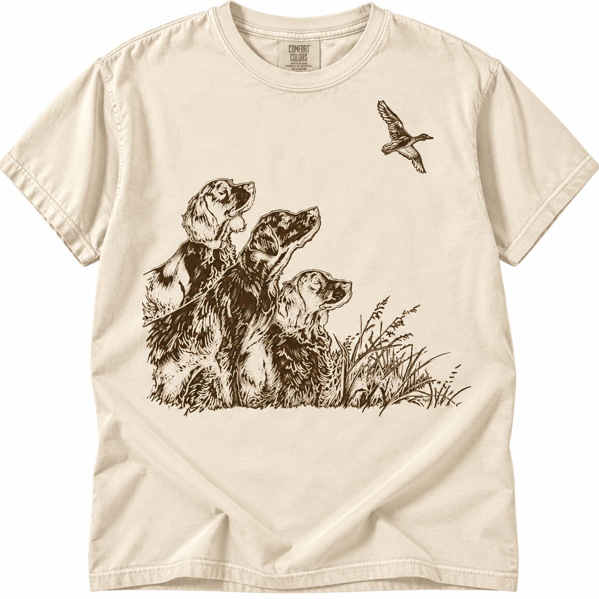 Dogs Hunting Graphic Tee