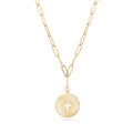Sunburst Cross Necklace