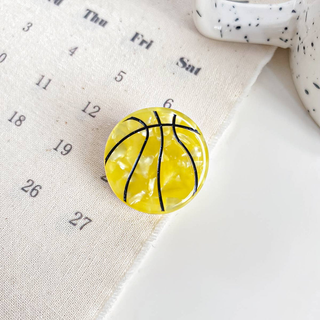 Mini Sports Ball Hair Claw Clip