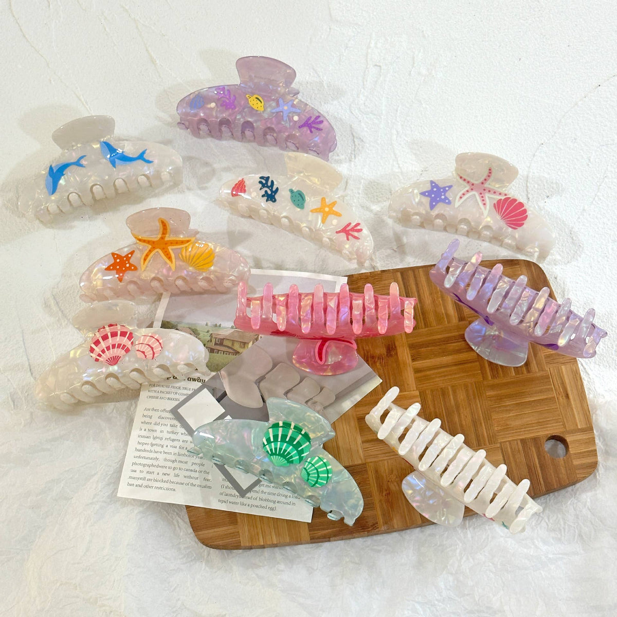 Dreamy Ocean Hair Claw Clip