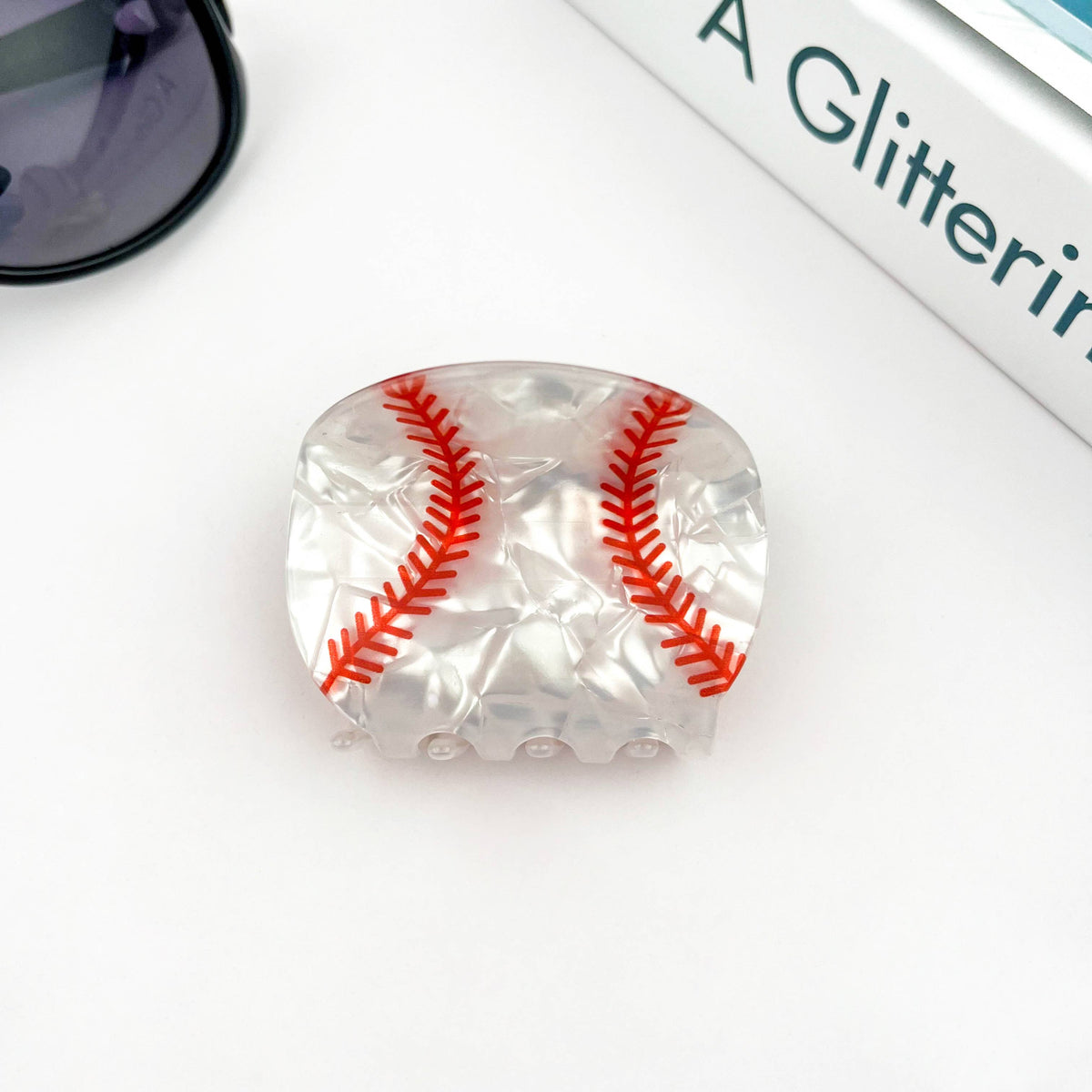 Sports Series Claw Clip, Basketball and Football Hair Clip