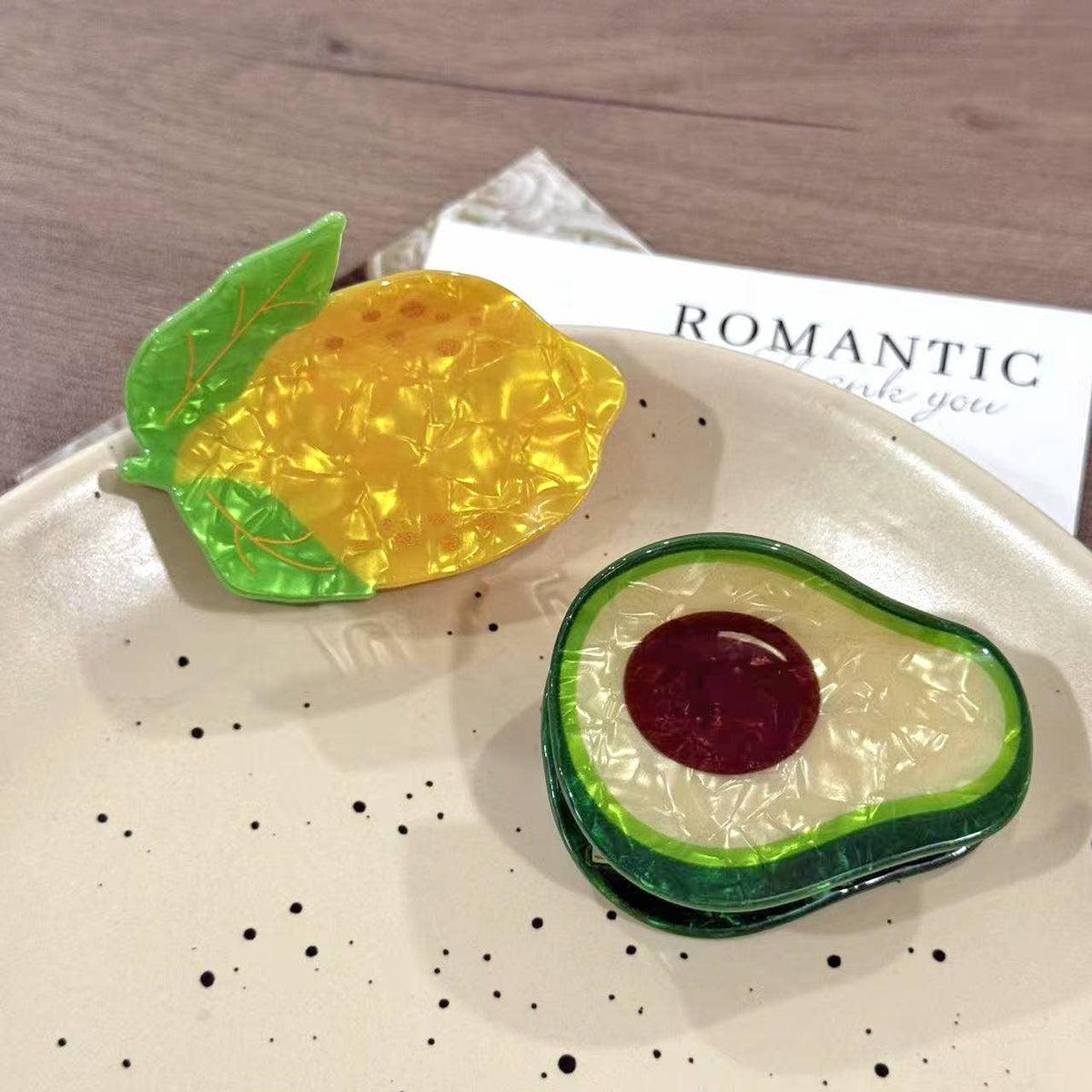 Summer Fruit Hair Claw Clip