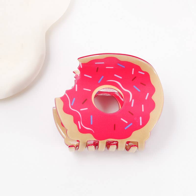Donut Hair Claw Clip