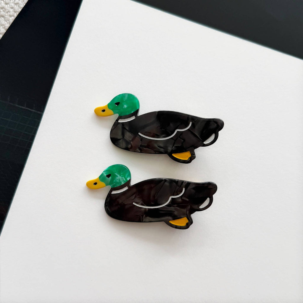 Mallard Duck Hair Clip