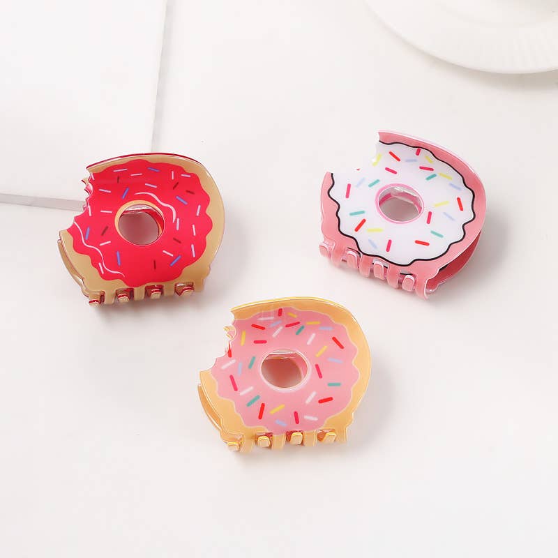 Donut Hair Claw Clip