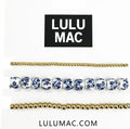 Lulu Mac Blue Floral Bracelet Set
