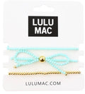 Lulu Mac Mint Bow Bracelet Set