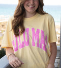 Lulu Mac Stripe Butter Comfort Colors Tee