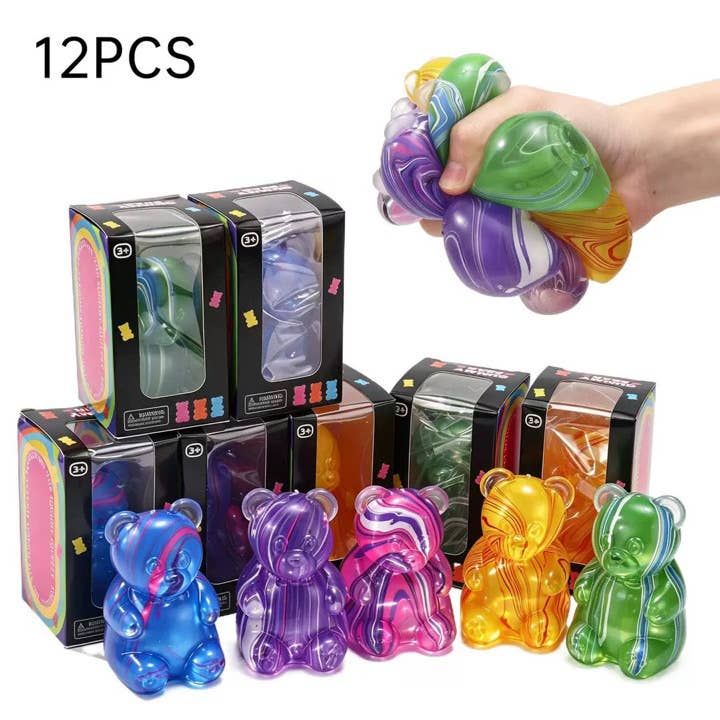 Maltose Squishy - Marbled Bears