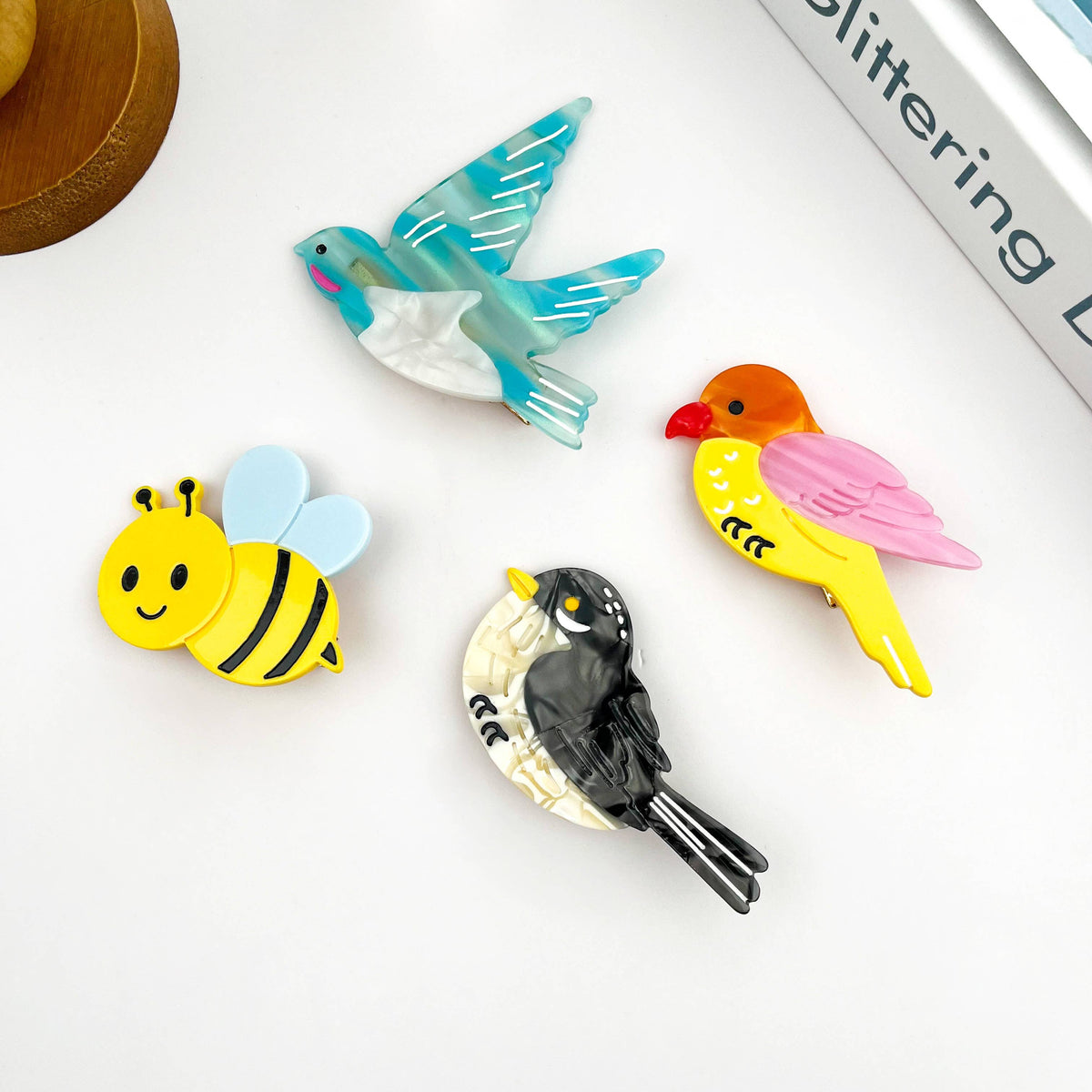 Whimsical Animal Side Hair Clips, Alligator Barrette