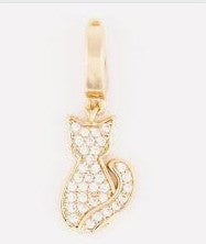 Crystal Cat Charm