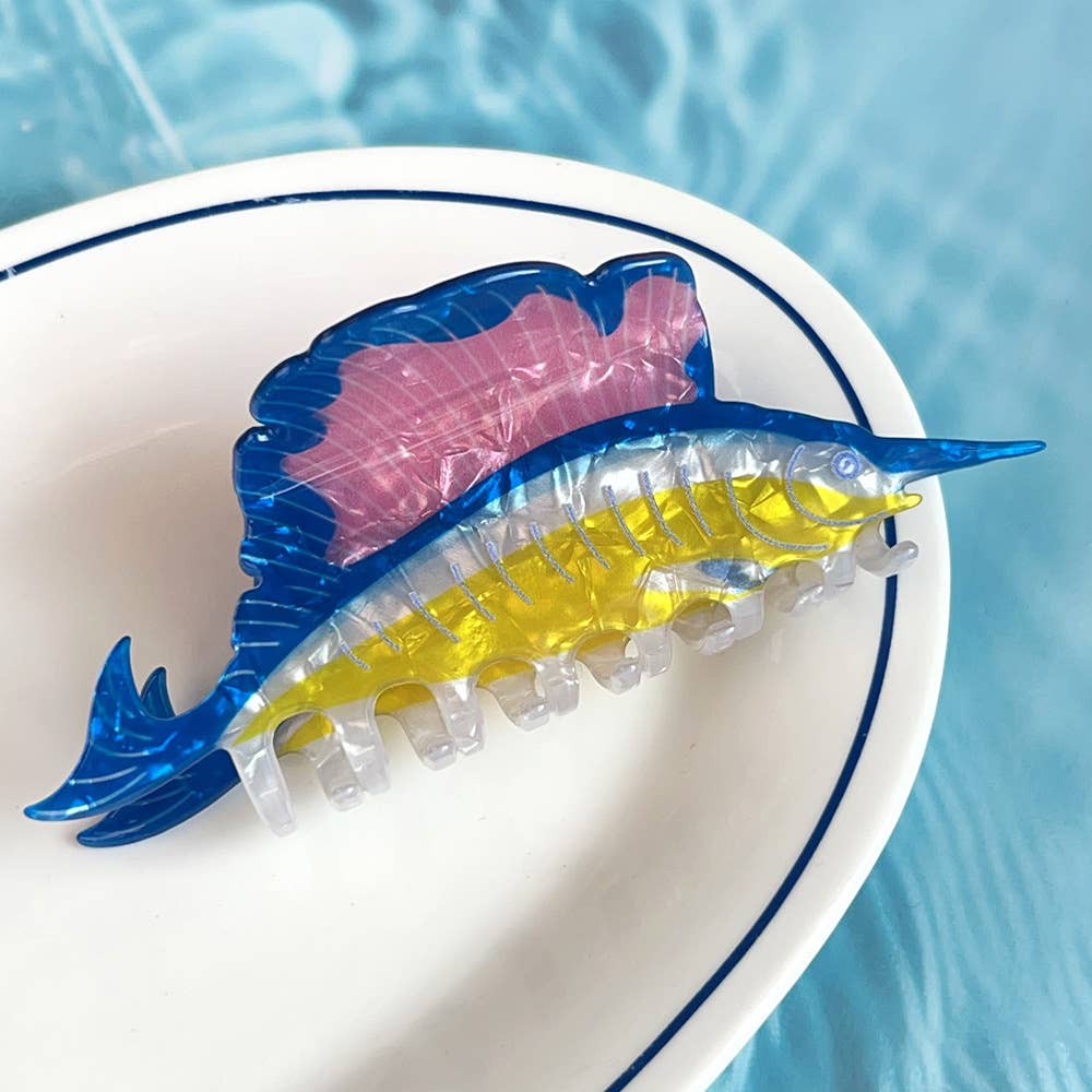 Sailfish Hair Claw Clip