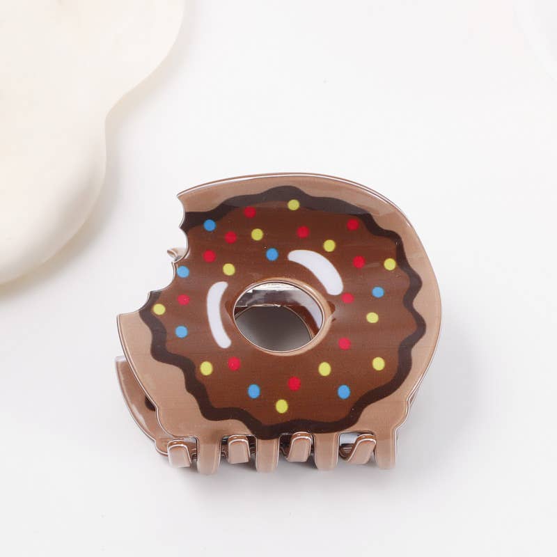 Donut Hair Claw Clip