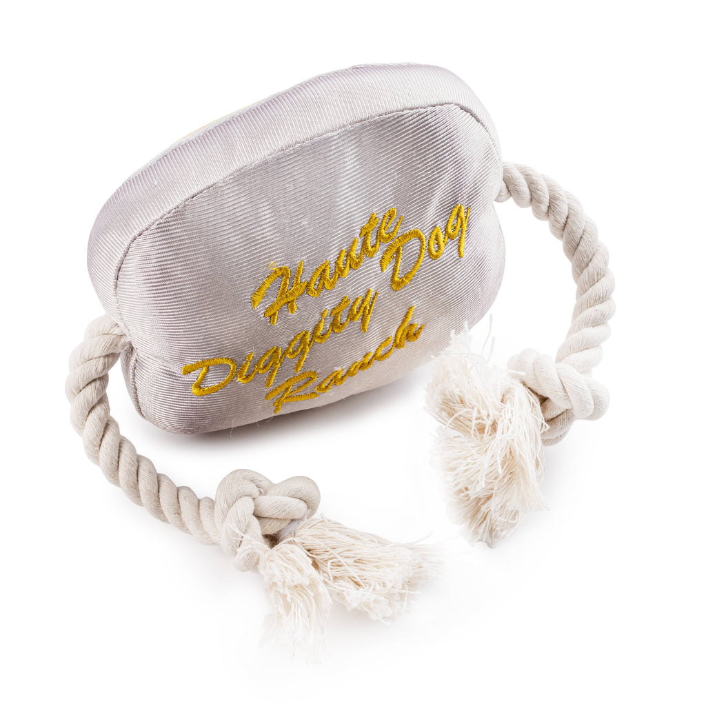 Western Belt Buckle | Plush Squeaker Dog Toy