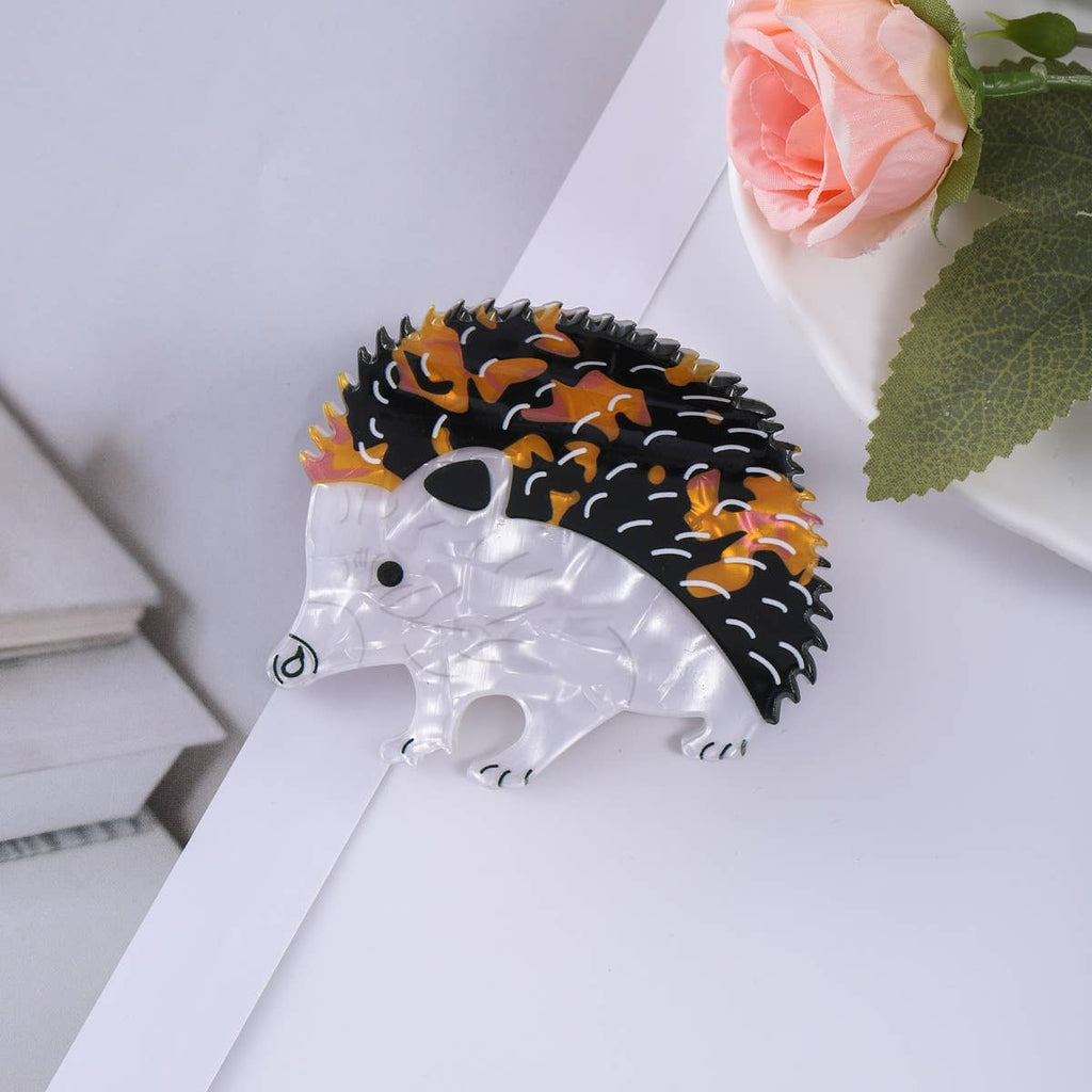 Hedgehog Hair Claw Clip