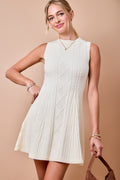 Ivory Elegance Sweater Dress