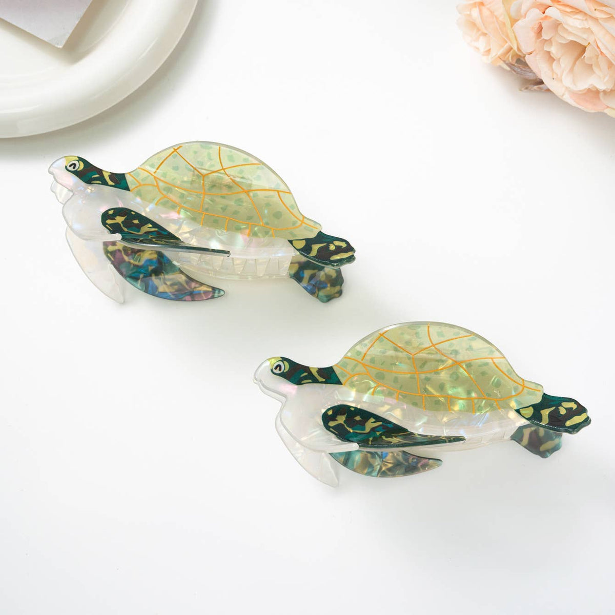 Sea Turtle Hair Claw Clip