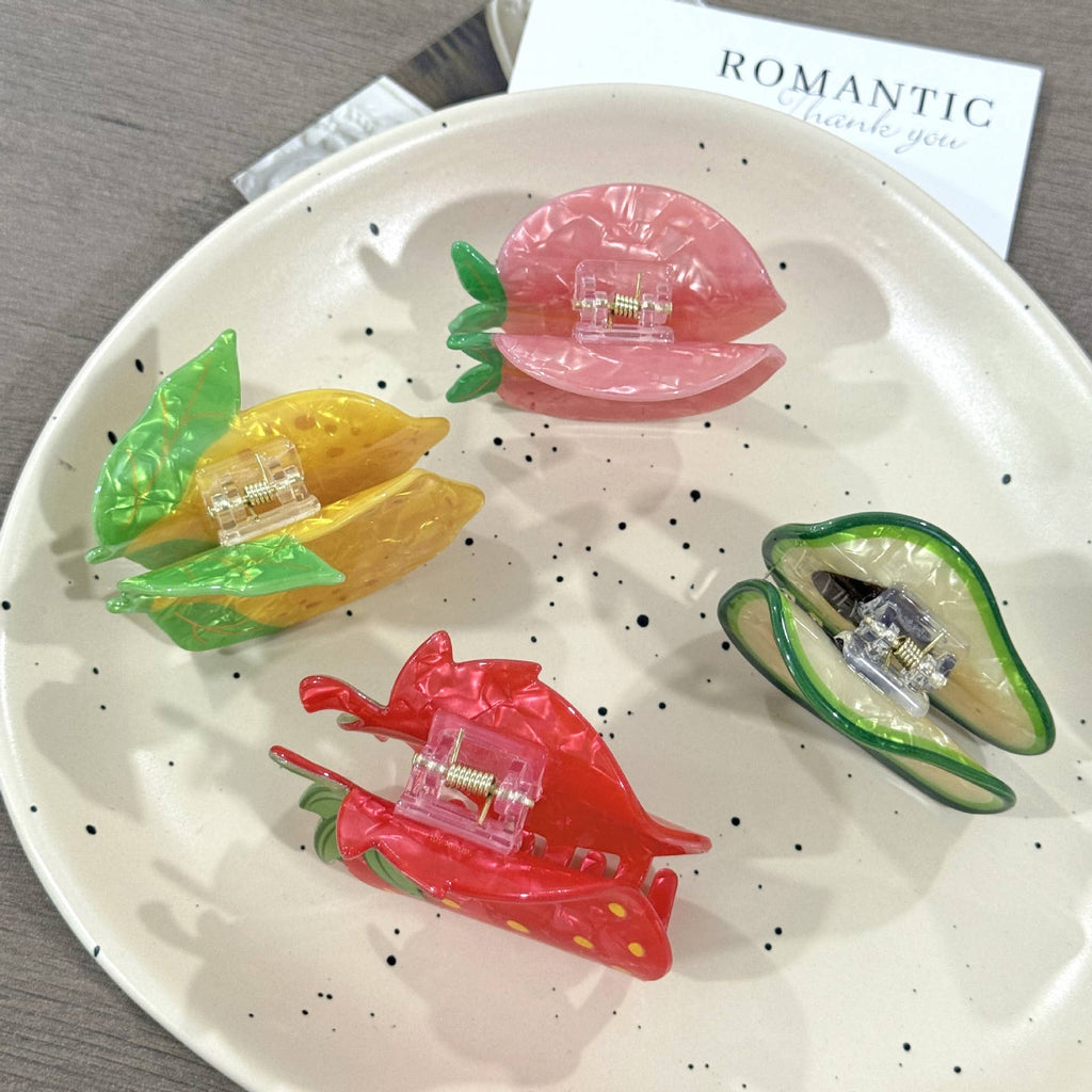 Summer Fruit Hair Claw Clip