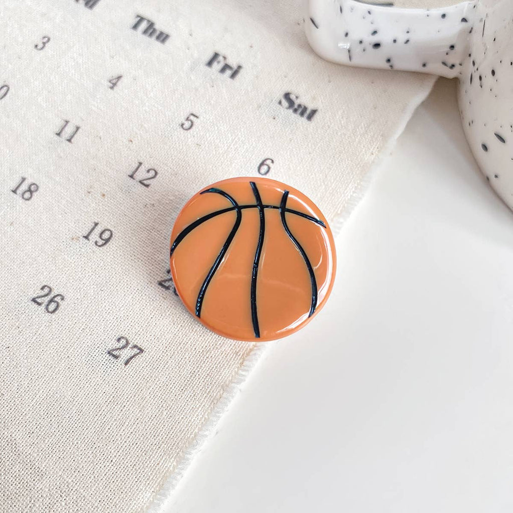 Mini Sports Ball Hair Claw Clip